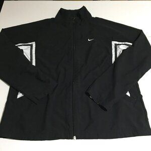 Nike Women’s Large Black Track Jacket Full Zip